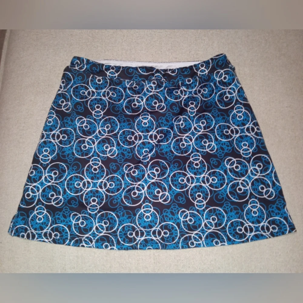 Ekouaer, women's skort, size XL, Colr blue, white and black - Picture 2 of 4